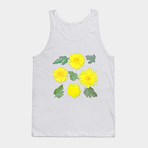 Flowers and Leaves Tank Top by MissTrees